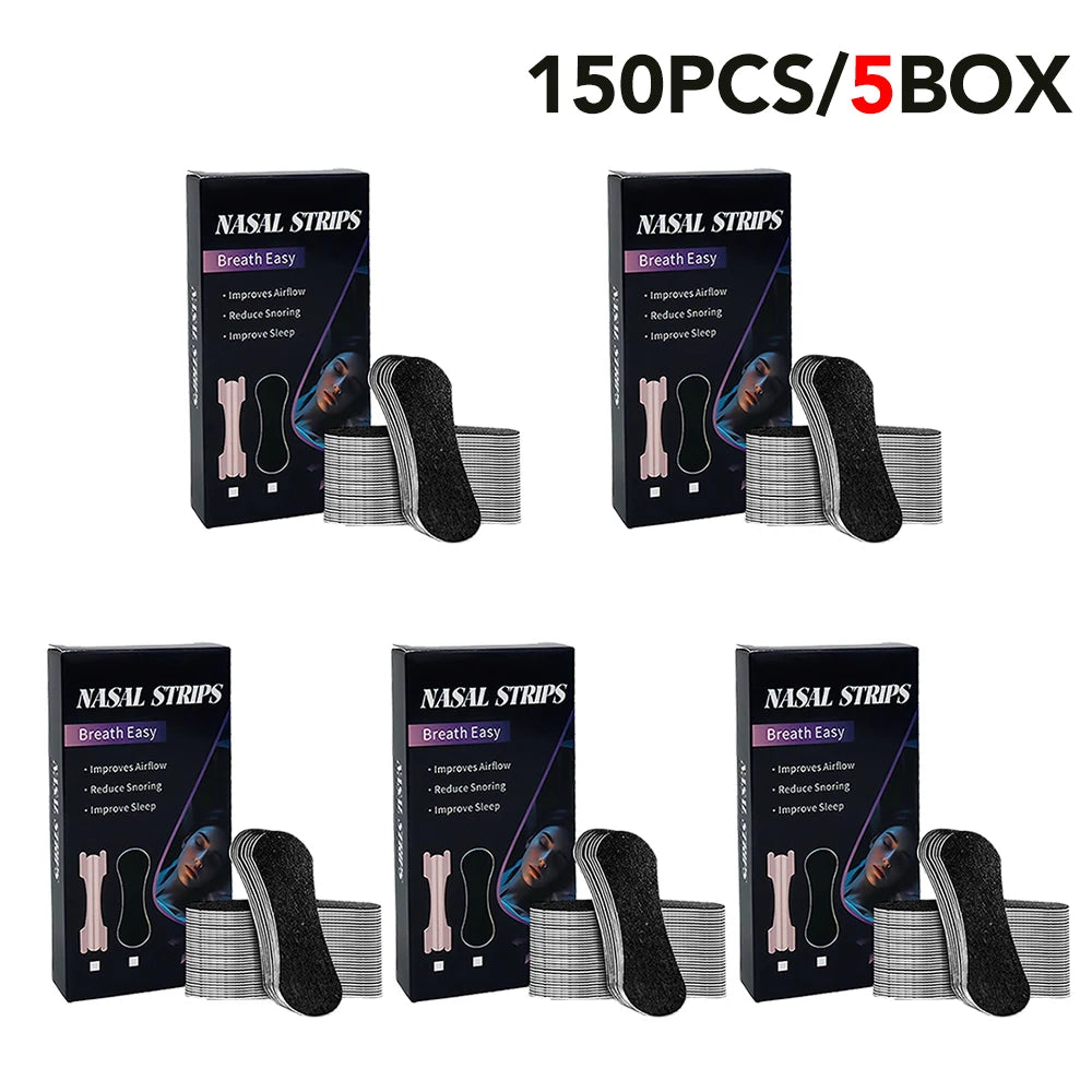 Nasal Strips for Snoring Nasal Patch Correction Physical Expansion Breathable Nasal Patch Better Sleep Anti-Snoring Nasal Strip