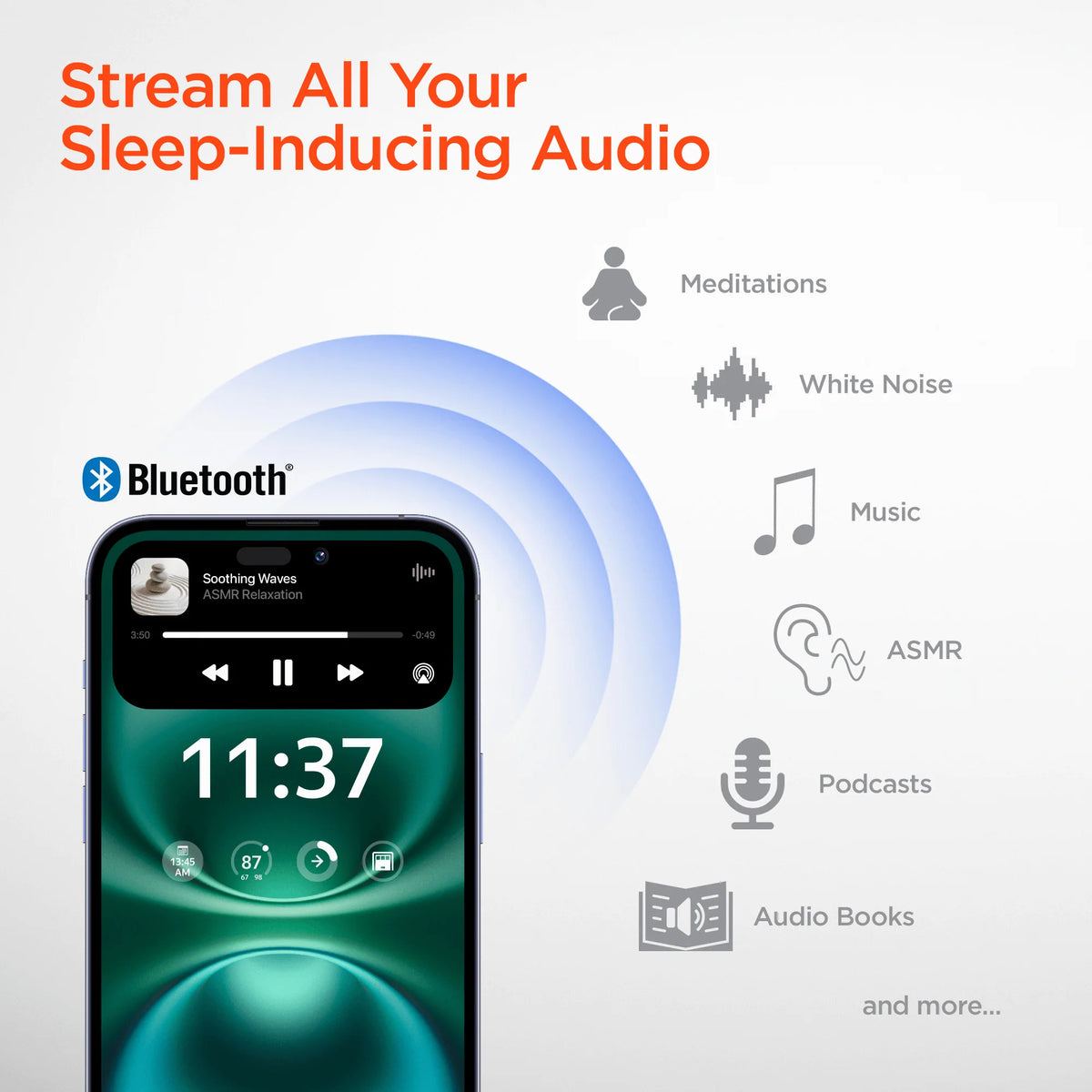 Hypergear Sleepeez Mini Noise-Blocking True Wireless Earbuds for Sleeping