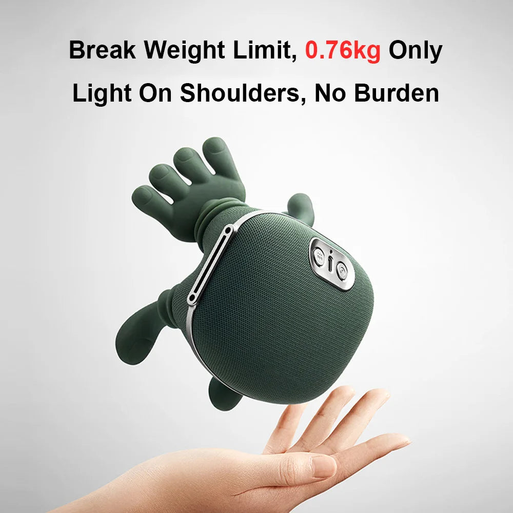 Neck Shoulder Massager Electric Kneading Massager Heated Back Massagers Muscles Massage Pillow Neck Waist Leg Body
