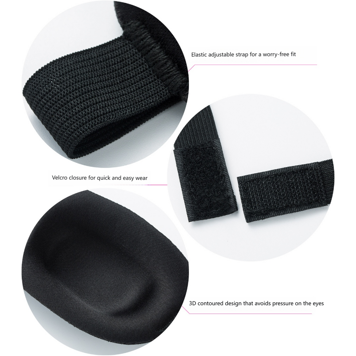 Eye Mask Shading Sleep 3D Stereo Eye Mask Men'S and Women'S Air Travel Sleep Eye Mask No Nose 3D Eye Mask Manufacturers